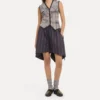 Distressed Tartan Vest