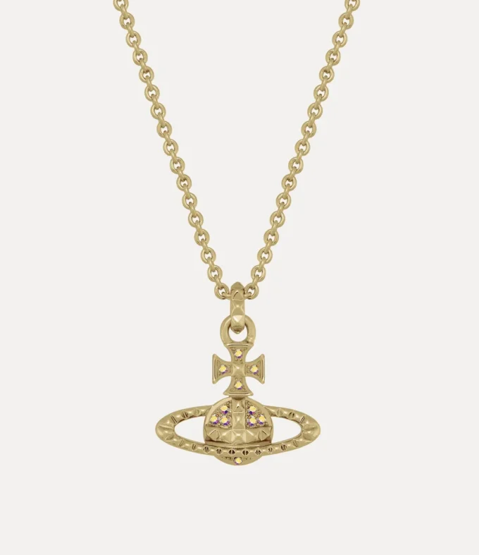 Mayfair Bas Relief Pendant Necklace