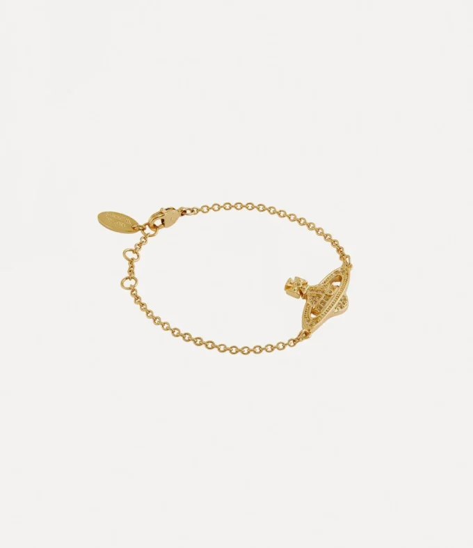 Mini bas relief chain bracelet