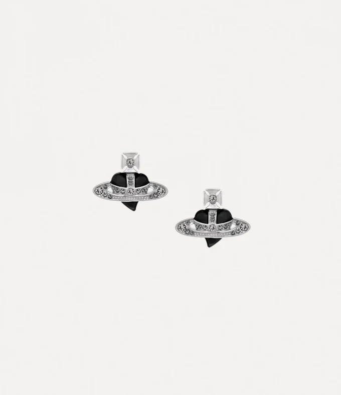 New Diamante Heart Earrings New Diamante Heart Earrings