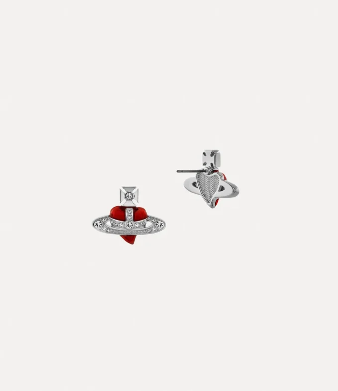 New Diamante Heart Earrings New Diamante Heart Earrings