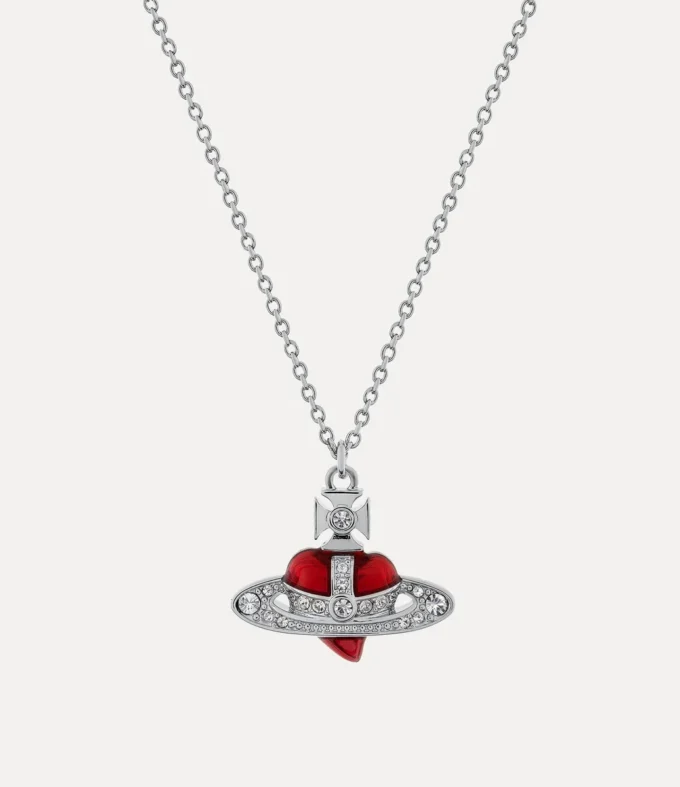 New Diamante Heart Pendant Necklace New Diamante Heart Pendant Necklace