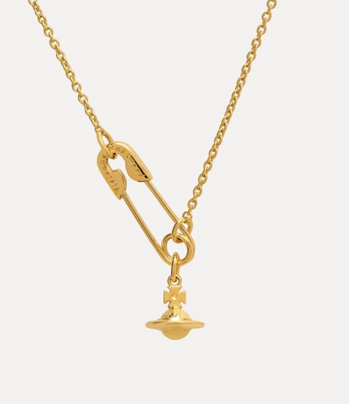 Safety Pin Pendant Necklace Safety Pin Pendant Necklace