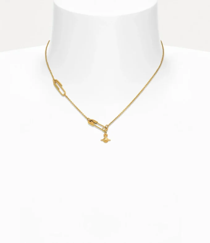 Safety Pin Pendant Necklace Safety Pin Pendant Necklace