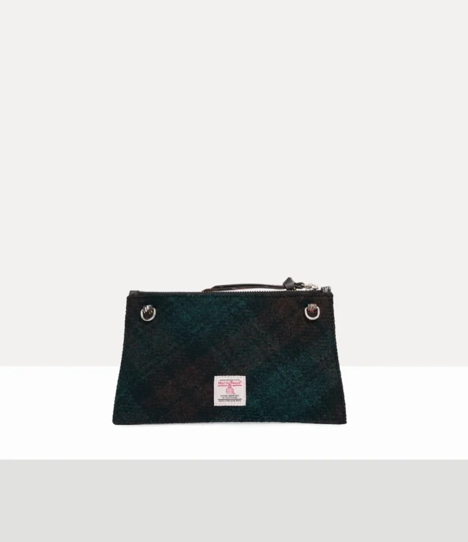 Small Flat Zip Clutch